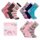 MAČKY detské členkové farebné ponožky TRENDY SOCKS