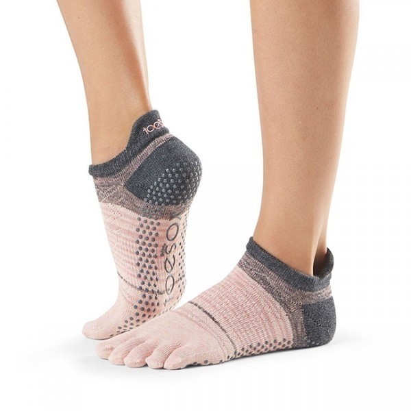 LOW RISE prstové protišmykové ponožky ToeSox - FLURRY
