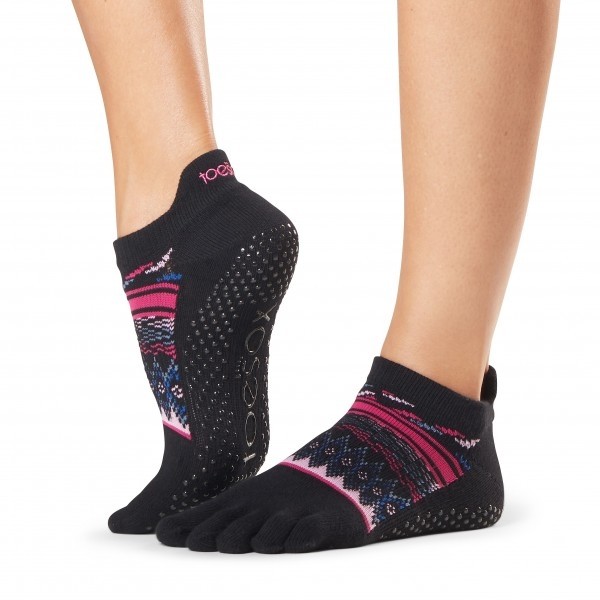 LOW RISE prstové protišmykové ponožky ToeSox - WOODSTOCK