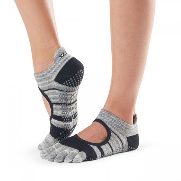 BELLARINA prstové protiskluzové ponožky ToeSox - GRAPHITE
