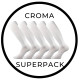 SUPERPACK - CROMA kompresný antibakteriálne podkolienky VoXX - 5 párů