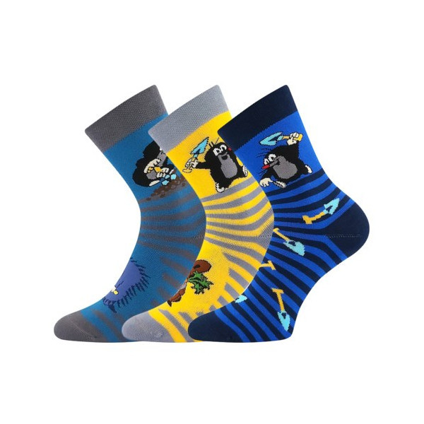 KRTEK FROTÉ dětské obrázkové ponožky Boma - KLUK