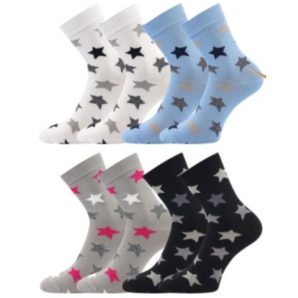 JANA 44 dámské barevné ponožky Boma - VÝPRODEJ