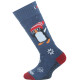 SJT detské merino lyžiarske ponožky s tučniakom Lasting
