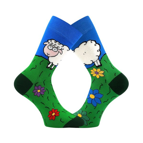 DEASTERIK detské darčekové veselé ponožky Lonka - OVCE