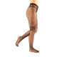 FISHNET TIGHTS silónové vzorované prstové pančuchy ToeToe - ORCHID