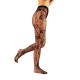 FISHNET TIGHTS silónové vzorované prstové pančuchy ToeToe - ROSE